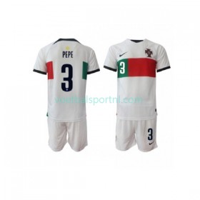 Portugal PEPE 3 Kind Uit Tenue World Cup 2022